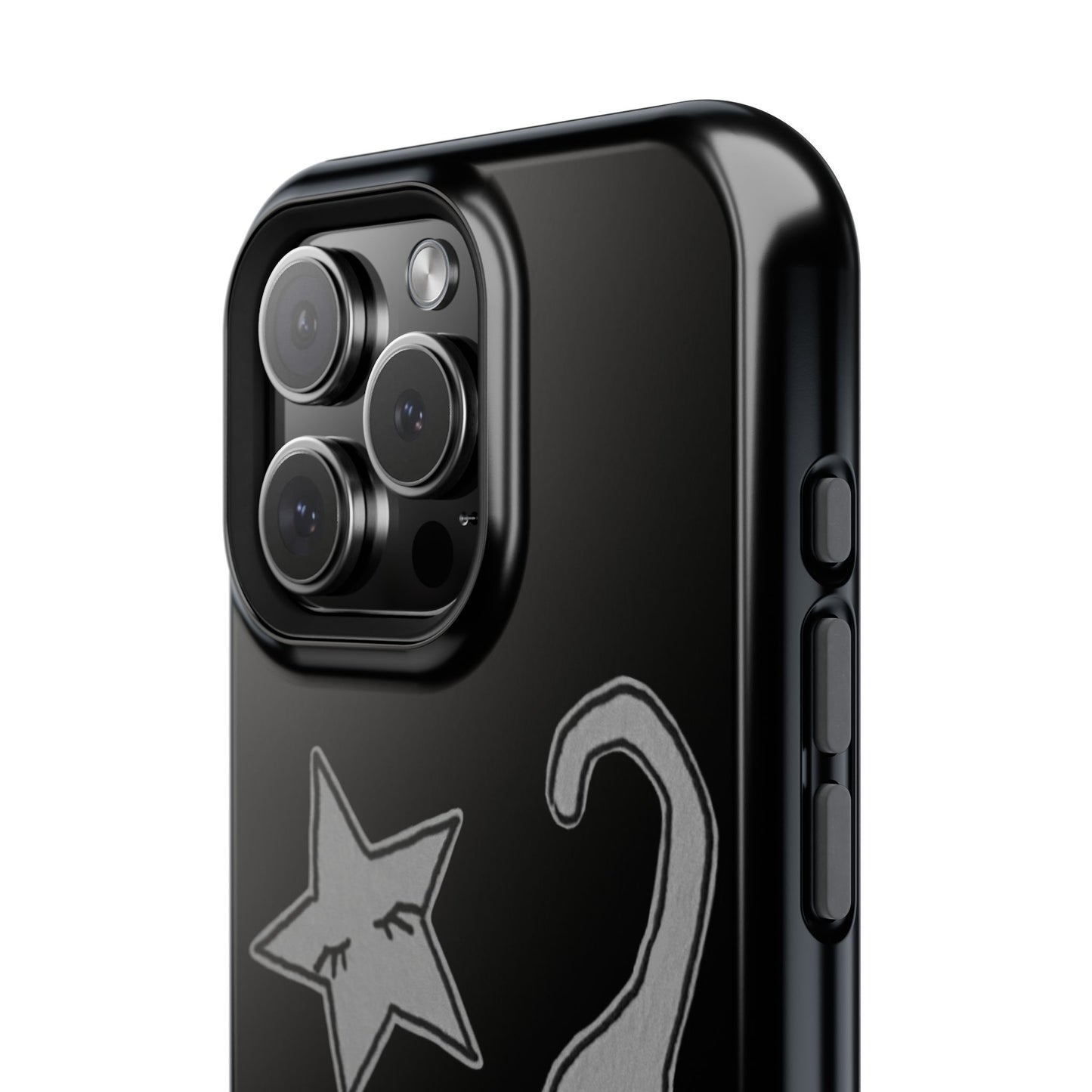 MagSafe Cat and Star Phone Case