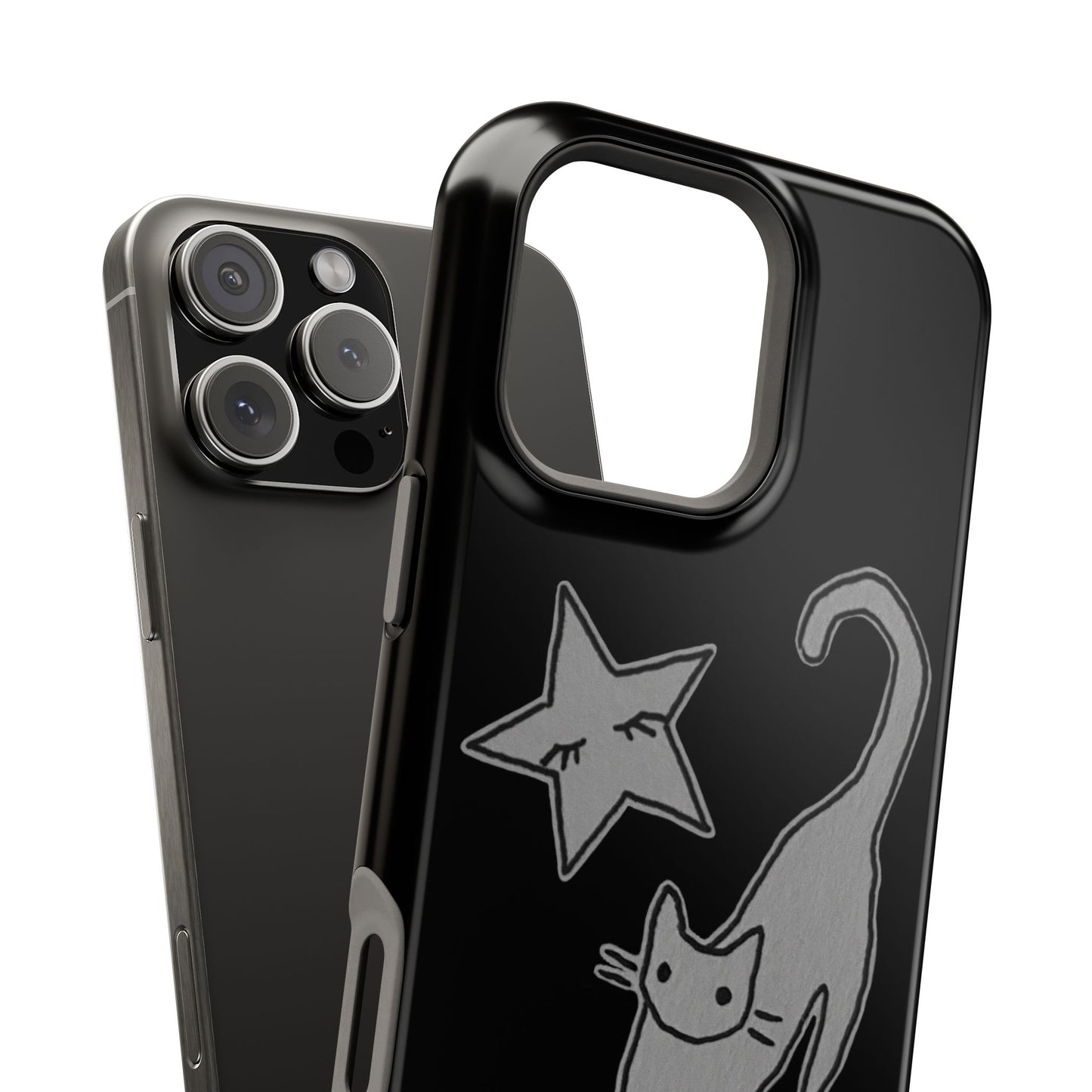 MagSafe Cat and Star Phone Case