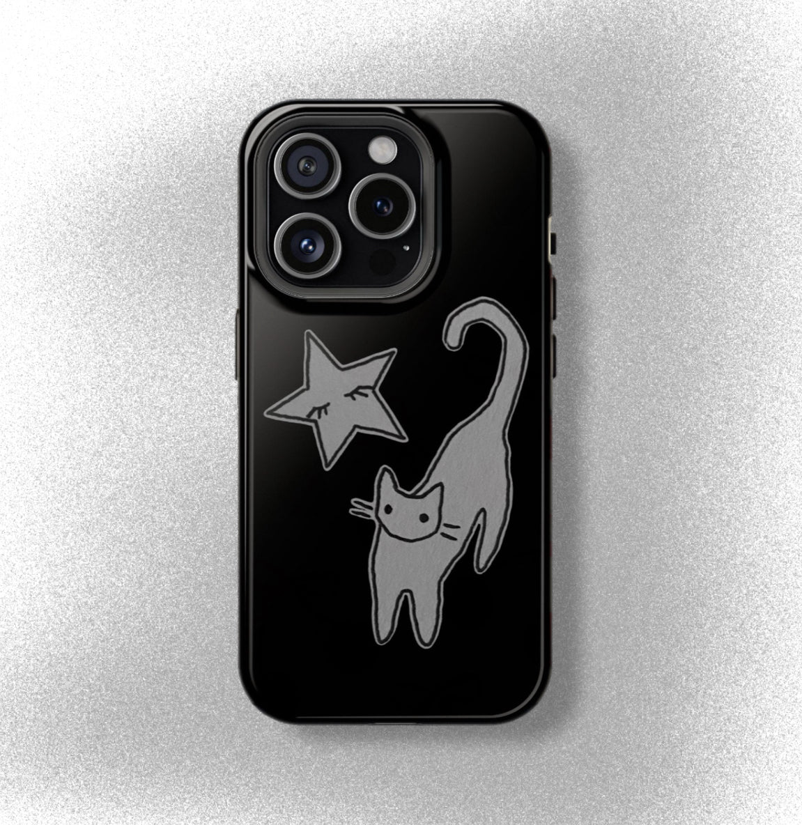 MagSafe Cat and Star Phone Case