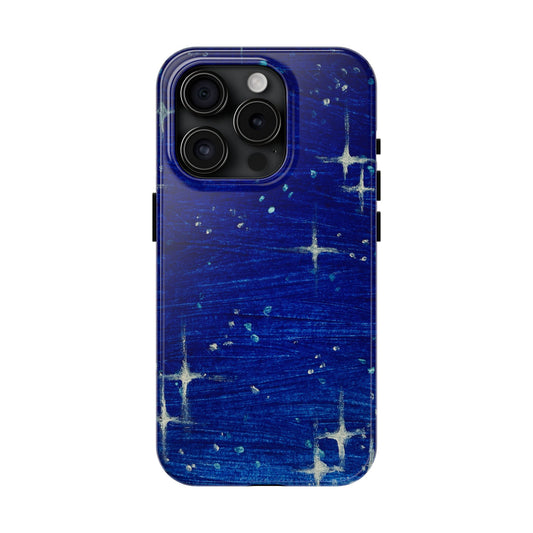 Dark Blue Stars Night Sky Phone Case