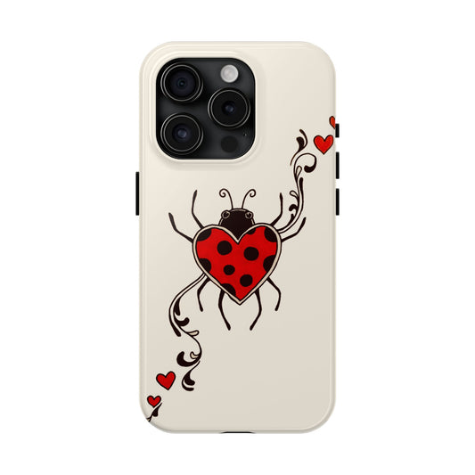 Heart Ladybug Phone Case