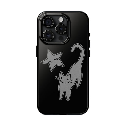 Cat and Star Phone Case