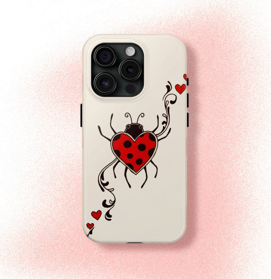 Heart Ladybug Phone Case