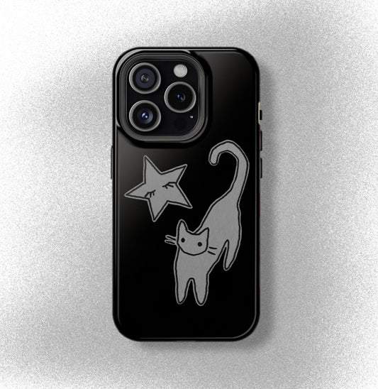 MagSafe Cat and Star Phone Case