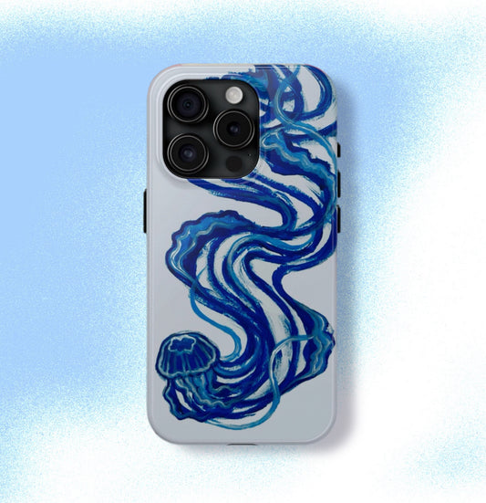Blue Jellyfish Phone Case